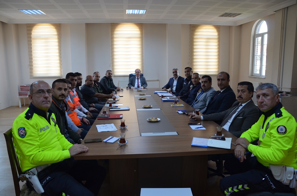 Kış Mevsimi Trafik Tedbirleri Toplantısı Yapıldı